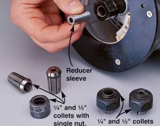 Mini CNC Router - Collet set