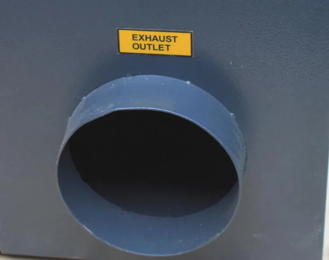 Mini Laser Machine - Exhaust outlet